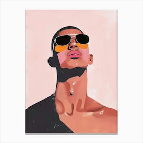 Man In Sunglasses 4 Canvas Print