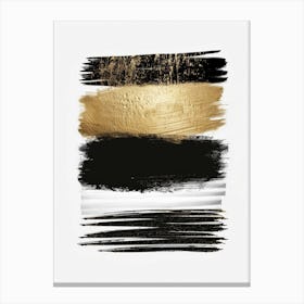 Gold And Black Canvas Print 53 Canvas Print