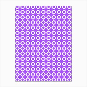 Purple Pattern Abstract Canvas Print