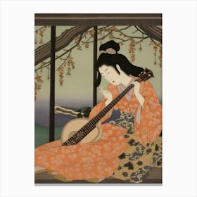 Ukiyo Beauty Japanese Style 1 Canvas Print