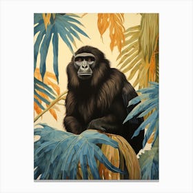 Howler Monkey 1 Tropical Animal Portrait Canvas Print