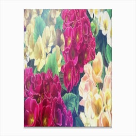 flowers art Painting Canvas Print