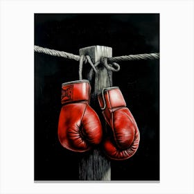 Boxing Gloves Canvas Print