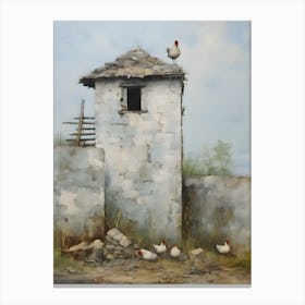 Old Stone Farm Cool Tones 6 Canvas Print