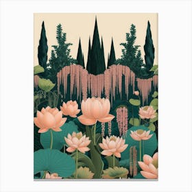 Lotus Garden Canvas Print