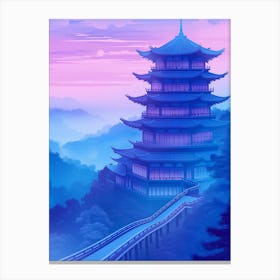 Asian Pagoda 1 Canvas Print