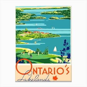 Lakelands In Ontario, Canada Canvas Print