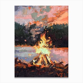 Campfire Canvas Print