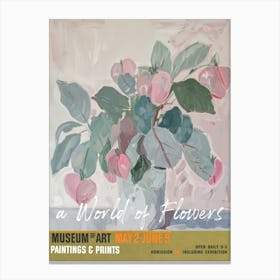 A World Of Flowers, Van Gogh Exhibition Bleeding Heart 2 Canvas Print