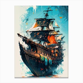 Pirate Ship 4 Canvas Print