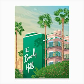 Los Angeles California - The Beverly Hills Hotel Canvas Print