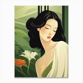 Asian Beauty Canvas Print