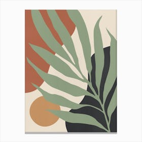 Floral and tropical botanical 13 Canvas Print