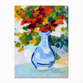 A Glimpse Matisse Inspired Flower Canvas Print