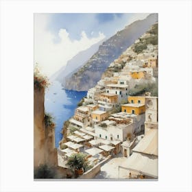Summer In Positano Painting (6) 1 Canvas Print