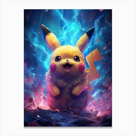 Pokemon Pikachu 6 Canvas Print