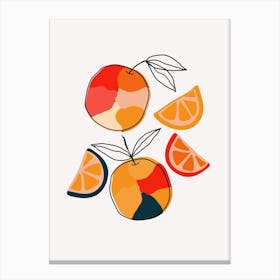 Juicy Citrus Canvas Print