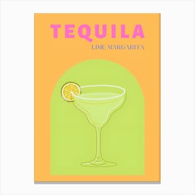 Tequila Lime Margarita Canvas Print