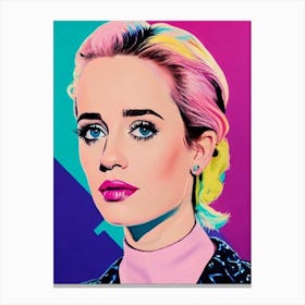 Claire Foy Pop Movies Art Movies Canvas Print