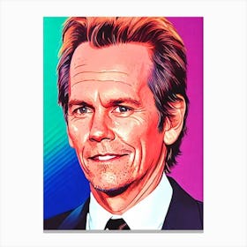 Kevin Bacon Pop Movies Art Movies Canvas Print
