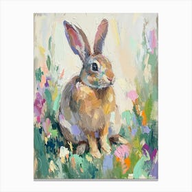 Rhinelander Rabbit Painting 2 Canvas Print