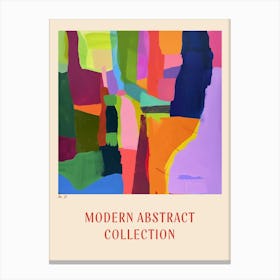 Modern Abstract Collection Poster 21 Canvas Print