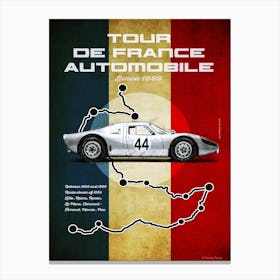 Tour De France Automobile 904 Landscape Canvas Print