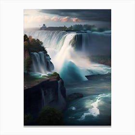 Niagara Falls Of The South, United States Realistic Photograph (1) Canvas Print