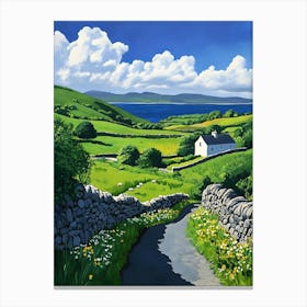 Rolling Hills Of Ireland 4 Canvas Print