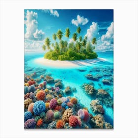 Coral Reef Stock Videos & Royalty-Free Footage Canvas Print