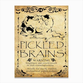 Pickled Brains Canvas Print