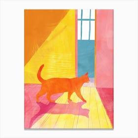 Orange Cat 8 Canvas Print