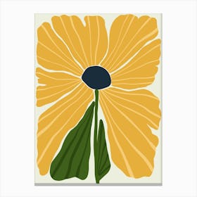 Yellow Daisy 1 Canvas Print