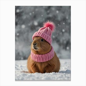 Cute Guinea Pig Canvas Print