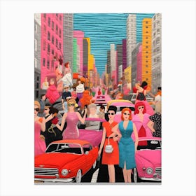 Nyc Street Scene Canvas Print