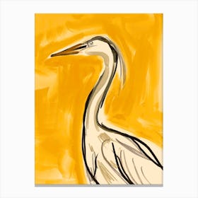 Minimalist Bird Canvas Print