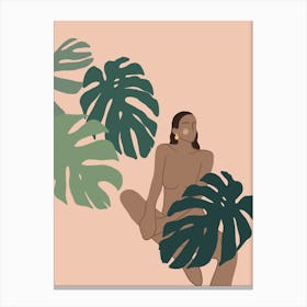 Jungle Girl 5 Canvas Print