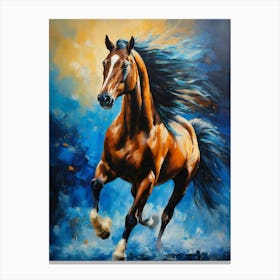 Horse Galloping Canvas Print