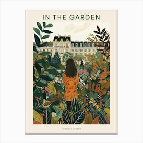 In The Garden Poster Tuileries Garden France 2 Canvas Print