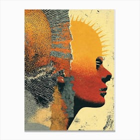 Woman'S Head 1 Canvas Print