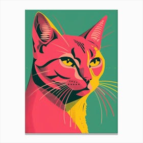 Cat Portrait 3 Canvas Print