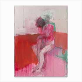 'The Woman In Pink' 1 Canvas Print