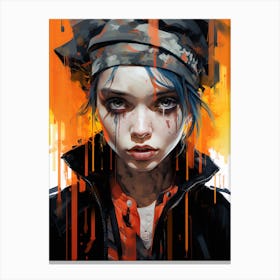 Fire Girl Canvas Print