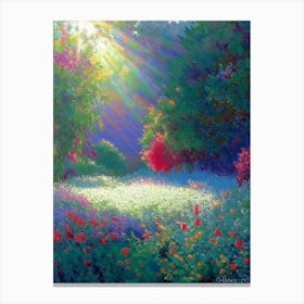 Red Butte Garden, Usa Classic Painting Canvas Print