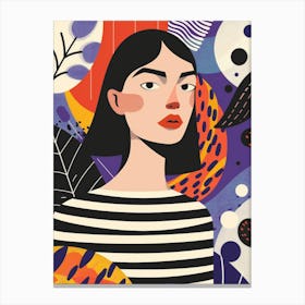 Illustration Of A Woman 6 Canvas Print