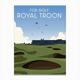 Royal Troon Scotland Golf Canvas Print