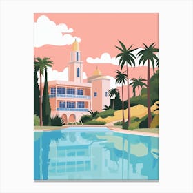 Bermuda 1 Travel Illustration Canvas Print