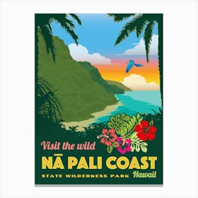 Na Pali Coast, Hawaii Canvas Print