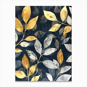 Gold Leaves Canvas Print