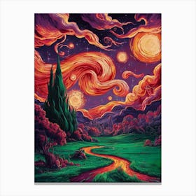 Starry Night 12 Canvas Print